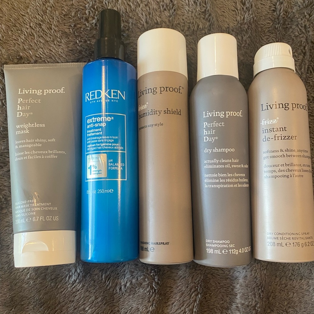 Living proof and Redken hair care bundle